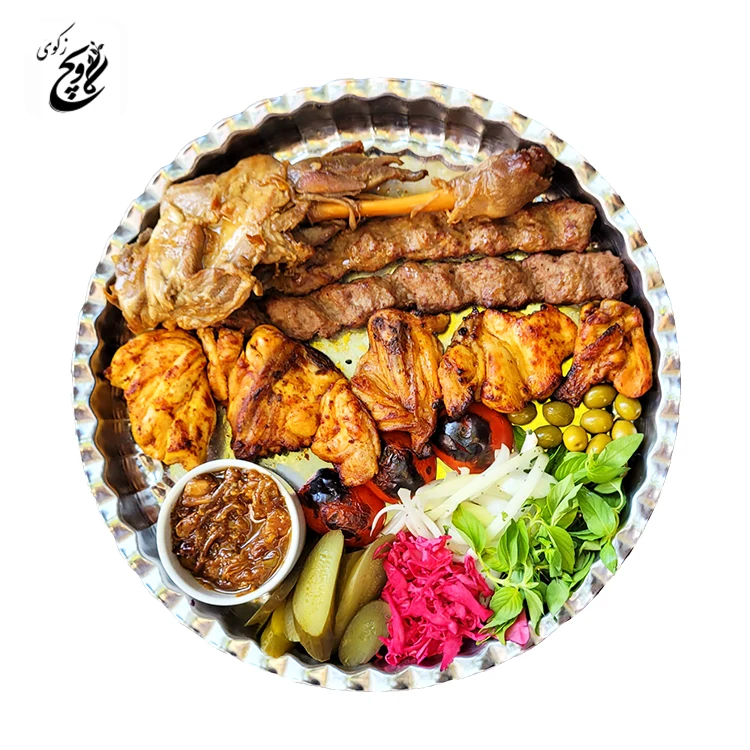 سینی ماهیچه 4 نفره - منو رستوران لاویج