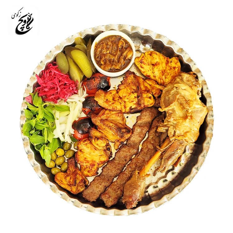 سینی ماهیچه 4 نفره - منو رستوران لاویج