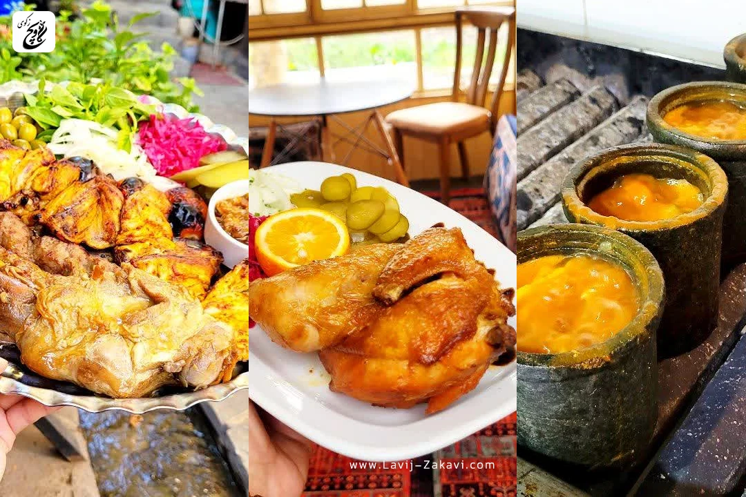 منوی غذایی لاویج زکوی طعم اصیل ایرانی در دل طبیعت
