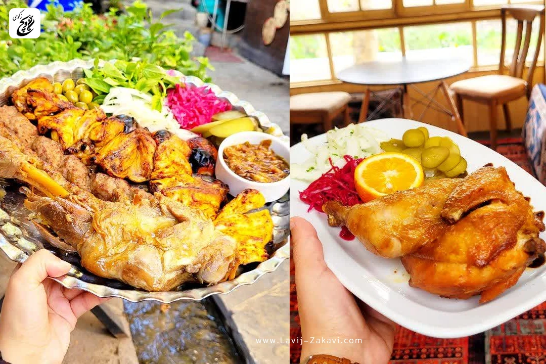 منوی غذایی لاویج زکوی طعم اصیل ایرانی در دل طبیعت